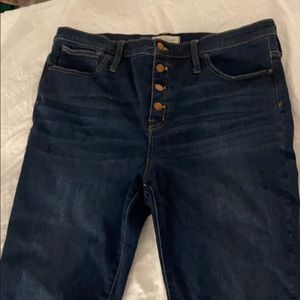Madewell Button Front Jeans